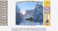 Desktop Screenshot of chaletdescascades.fr
